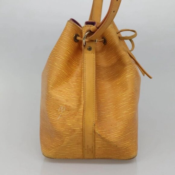 LOUIS VUITTON Epi Petit Noe Shoulder Bag Yellow M44109 LV Auth 131902 - Picture 10 of 14